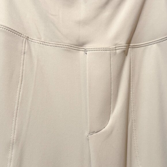 WILLIT, Wide-Leg Pull-On Yoga Trouser Pants with Pockets, Cream, Medium - Picture 8 of 15